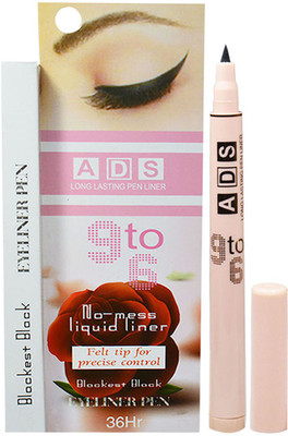 

ADS Blackest Liquid Pen Eyelinre 36Hr 1.2 g(Black)