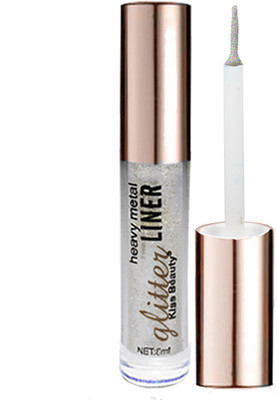 

Kiss Beauty Glitter Eyeliner Long Lasing 57210-02 8 g(Silver)