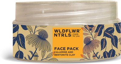 

WLDFLWR NTRLS Calamine and Bentonite Clay Pack for acne-prone skin (80 g)