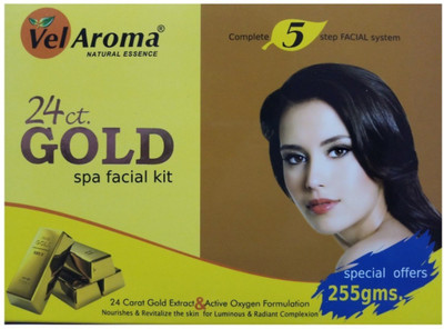 

VEL AROMA GOLD FACIAL KIT 255GRM 255 g(Set of 5)