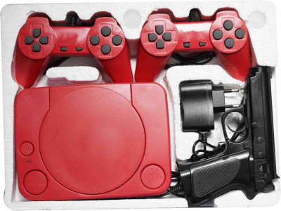 

PTCMart 05 01230 8 BIt TV Video Game NA GB with Super Mario, Fifa Soccer 2000, Olympic 2000, Duck Hunt, Long Jump, Clay shotting, Galaxian(Multicolor)