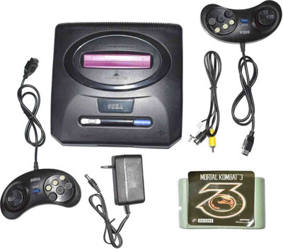 

PTCMart SG-3202 16 BIt TV Video Game NA GB with Sonic 1, Football, World Cup Soccer, Mario Ping Pong And [ MORTAL KOMBAT 3 Game Cartridges](Multicolor)