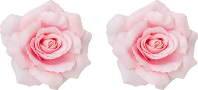 

Fully Fashion Rose Flower Hair Clip, Brooch Pins Hair Accessories For Women And Girls Hair Pin(Pink)