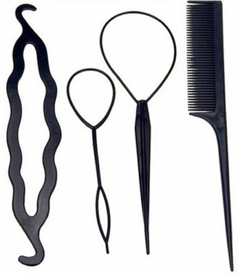 

EKAN Hair Styling Tools For Women And Girls Hair Accessory Set(Black)