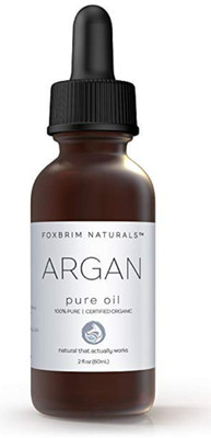 

Foxbrim 100% Pure Organic Argan Oil for Hair, Skin & Nails, 2 fl. oz. Hair Oil(60 ml)