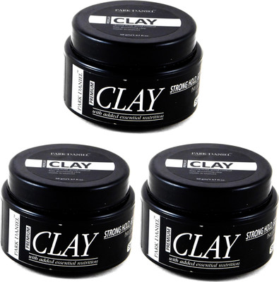 

Park Daniel Premium Strong Hold Hair Grooming Clay Combo of 3 Bottles of 50 gm(150 gm) Clay(150 g)