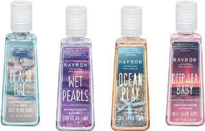 

RAYRON Combo Set of Hand Sanitizer Set of 4 30ml(BB+WP+OP+DSB)(120 ml, Bottle, Pack of 4)