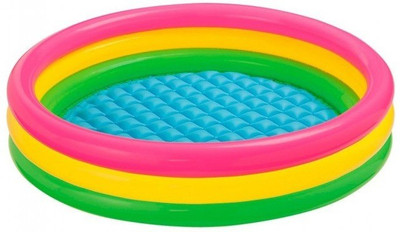 INTEX Sunset Glow Baby Pool 2 feet Inflatable Swimming Pool(Multicolor)