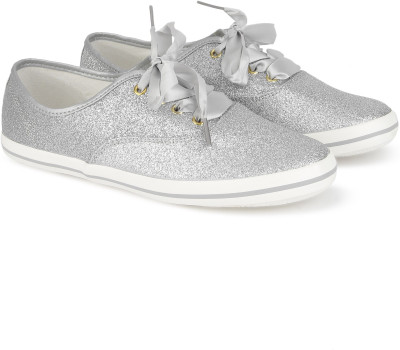 

United Colors of Benetton Girls Lace Sneakers(Silver, 901