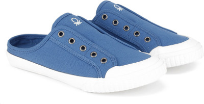 

United Colors of Benetton Boys Slip on Sneakers(Blue, 901