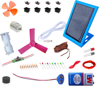 

Kit4Curious Solar Power Electrical Energy DIY Learning project kit with Instruction manual(Multicolor)