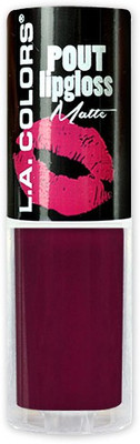 

L.A. Colors Pout Lip Gloss Matte(3.5 g, Kiss & Tell)