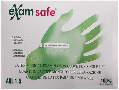 

SOS HK/240 Latex Examination Gloves(Pack of 100)
