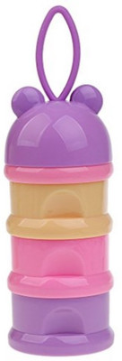 

Guru Kripa Baby Products Present Eco Friendly BPA Free 3 Layers Plastic Milk Powder Baby Food Storage Container For Travel Time Bowl Set Multi Storage Unbreakable Portable Infant Spill Proof Tiffen Box (Purple) (Pack of 1, Multicolor)(Pack of 1, Multicolo