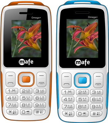 

Mafe Omega Plus Combo of Two Mobiles(White&Orange, White&Blue)