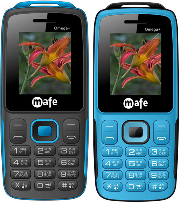 

Mafe Omega Plus Combo of Two Mobiles(Black&Blue, Blue&Black)