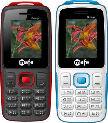 

Mafe Omega Plus Combo of Two Mobiles(Black&Red, White&Blue)