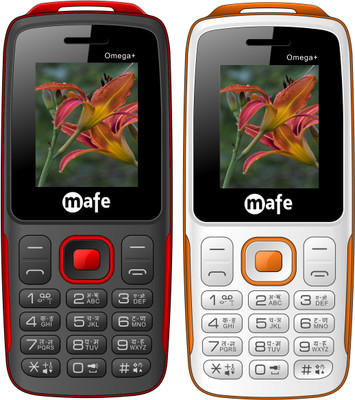 

Mafe Omega Plus Combo of Two Mobiles(Black&Red, White&Orange)