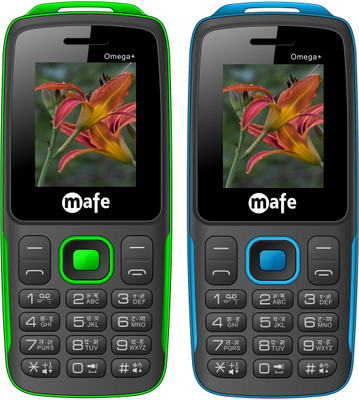 

Mafe Omega Plus Combo of Two Mobiles(Black&Green, Black&Blue)