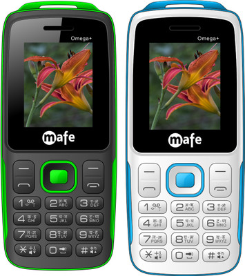 

Mafe Omega Plus Combo of Two Mobiles(Black&Green, White&Blue)