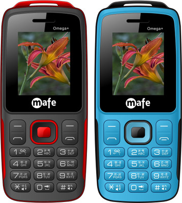 

Mafe Omega Plus Combo of Two Mobiles(Black&Red, Blue&Black)