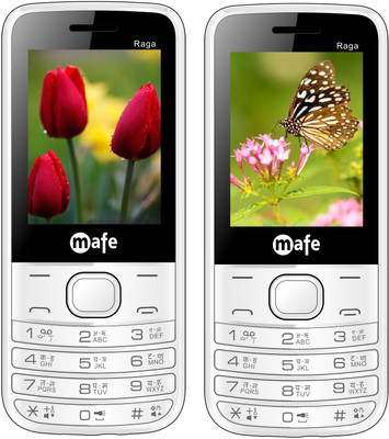 Mafe Raga Combo of Two Mobiles(White&Grey, White&Orange)