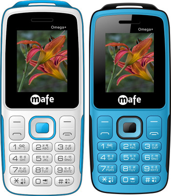 

Mafe Omega Plus Combo of Two Mobiles(White&Blue, Blue&Black)
