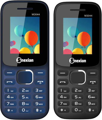 

Snexian M3044 Combo of Two Mobiles(Blue, Black&Red)