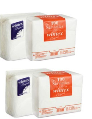 

Wintex 2ply white napkin pack of 4 nos, 30x30 cm Multicolor Napkins(4 Sheets)