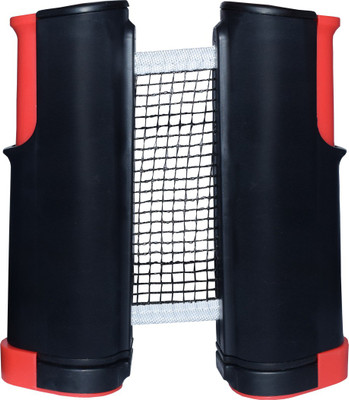SMART pro expandable retractable table tennis rack,black/red Table Tennis Net(Black)