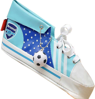 

EZ Life Kids Pencil Pouch in Shoe Shape Pencil Box for Kids School Art Polyester Pencil Box(Set of 1, Blue)