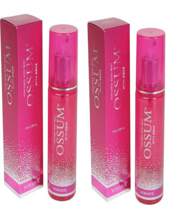 

ossum Perfumed Body Mist With Aqua Romance Perfume - 230 ml (For Men and Women) Perfume - 230 ml(For Men & Women)