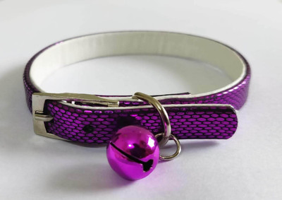 

101Lives purple Shimmer and Shine with bell Cat Everyday Collar(, Purple