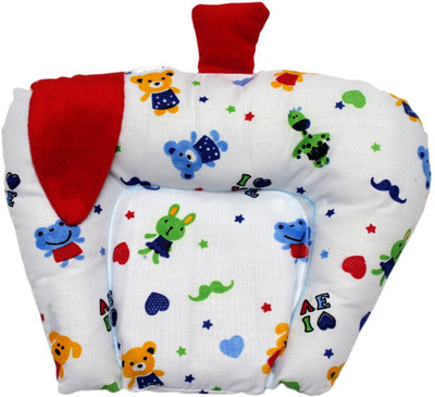 

Poddar Fashion Square Apple Shap Baby Pillow Pack of 1(White)