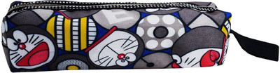 

Bagaholics Multi Purpose Stationery Pouch Doraemon Cartoon Theme Pen Pencil Multi Utility Pouch Travel Kit Pouch(Grey)