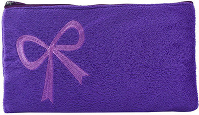

ayre Purple Synthetic Fur Stylish & Premium Fluffy Pouch Pencil Pouch, Hand Pouch, Mobile Pouch to Store Your Valuables For Kids / Teenagers / Girls & Womens Pouch(Purple)