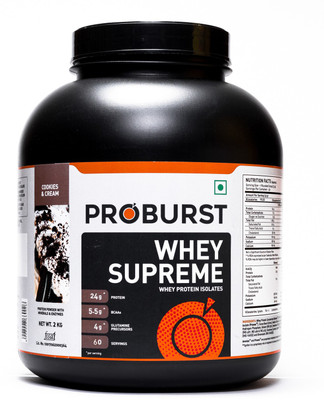 

PROBURST Whey Supreme Whey Protein(2 kg, Cookies & Cream)