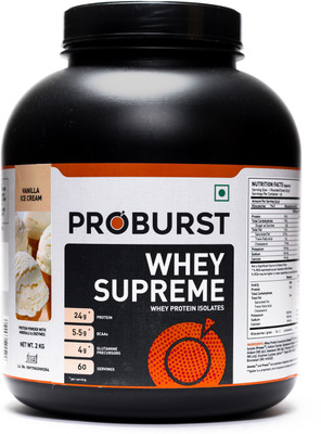 

PROBURST Whey Supreme Whey Protein(2 kg, Vanilla Ice cream)