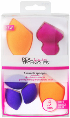 Real Techniques 6 Miracle Complexion Sponges
