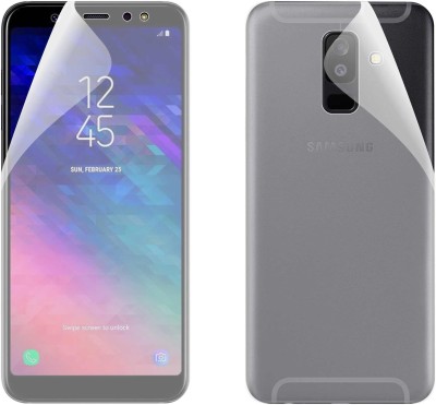 CASE CREATION Front and Back Screen Guard for Samsung Galaxy A6+ (6.0-inch)(Pack of 2)