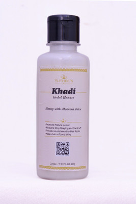

Yuthee's Khadi herbal honey with aloevera juice shampoo(210 ml)
