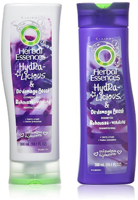 

Herbal Essences Hydralicious Reconditioning Shampoo and Conditioner Set For Dry/Damaged Hair(300 ml)