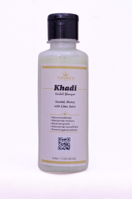 

Yuthee's Khadi herbal sandal, honey with lime juice shampoo(210 ml)