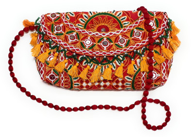 

Unique Fashion Women Evening/Party, Casual, Formal Multicolor Cotton, Silk Sling Bag