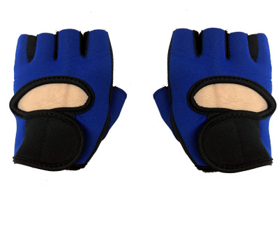 

JMO27Deals Palm Support Gym & Fitness Gloves (Free Size, Blue)