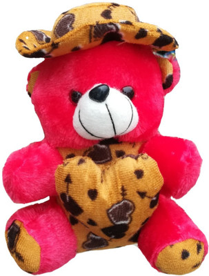 

COST TO COST Love Teddy Bear - 21 cm(Brown, Red)