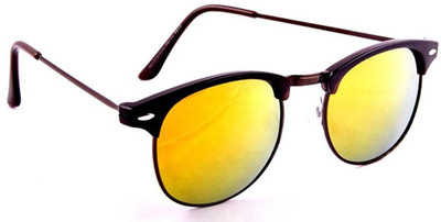 

AyushE Clubmaster Sunglasses(Yellow)