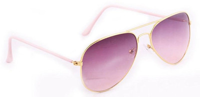 

AyushE Aviator Sunglasses(Violet)