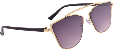 

AyushE Retro Square Sunglasses(Yellow, Violet)