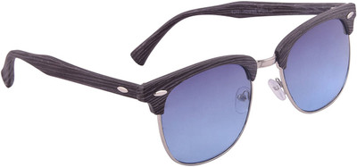 AyushE Clubmaster Sunglasses(Violet)